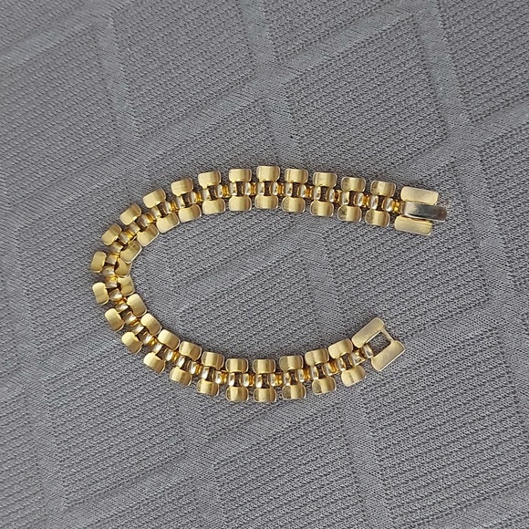 Triple Row Link Bracelet - Picture 3 of 5